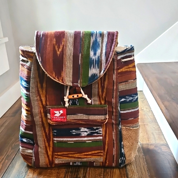 taaluma Handbags - TAALUMA Totes Aztec Print Multicolor Backpack‎ (nwot)